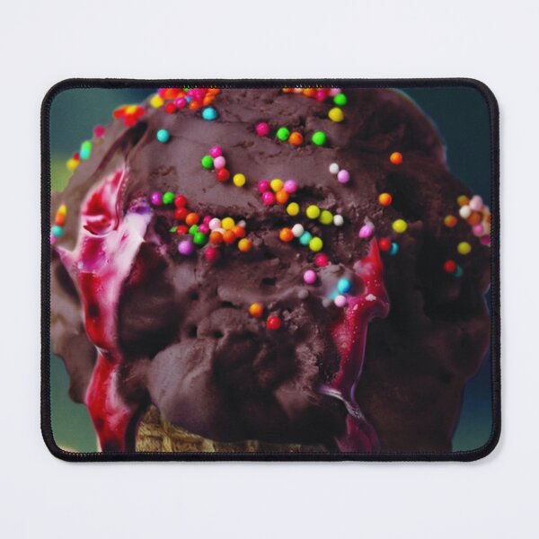 Item preview, Creepy Melting Ice Cream Horror Art Dark Chocolate designed and sold by HayaasBoutique.