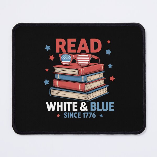 Item preview, Bookish Red White and Blue Patriotic Read 4th of July designed and sold by sailorjessiArt.