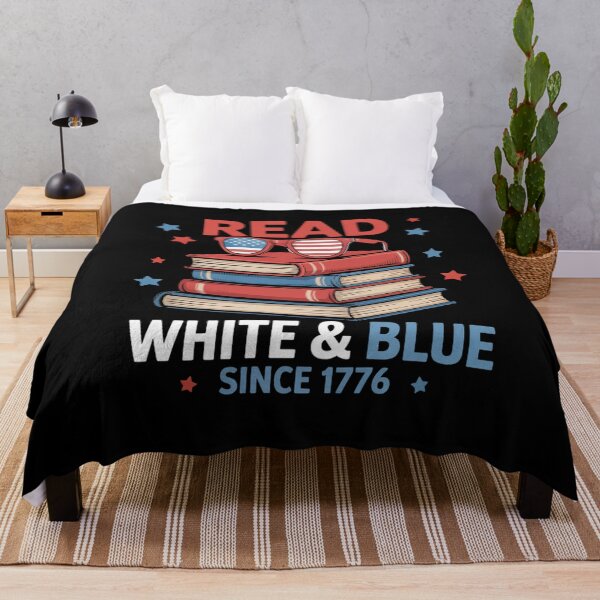 Item preview, Bookish Red White and Blue Patriotic Read 4th of July designed and sold by sailorjessiArt.