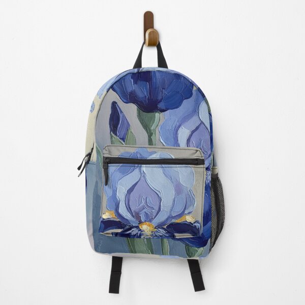 Item preview, Blue Iris Flower Botanical Oil Painting Art designed and sold by Francis & May.