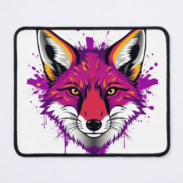 Item preview, Fox Graffiti Street Art - Modern Graphic Art Stick designed and sold by QuirkThreadsCo.