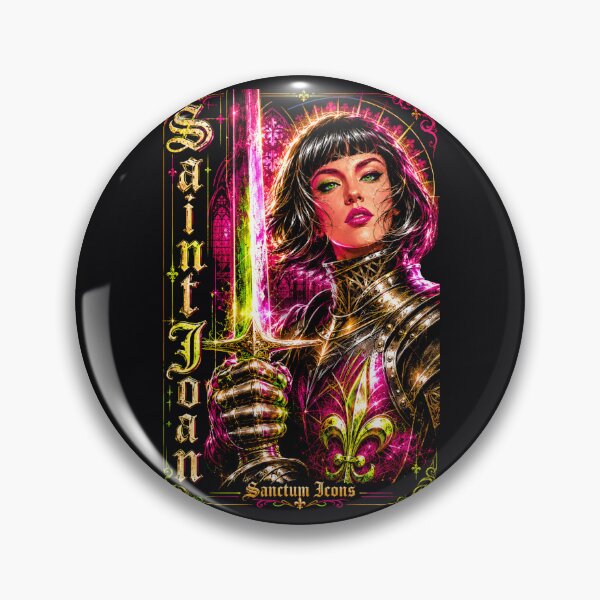 Item preview, Saint Joan – Neon Cathedral designed and sold by Sanctum Icons.