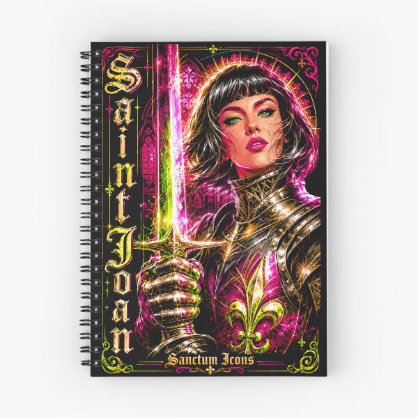 Item preview, Saint Joan – Neon Cathedral designed and sold by Sanctum Icons.