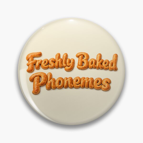 Item preview, Freshly Baked Phonemes – Funny Linguistics Design for Phoneticians & Linguists designed and sold by Nerd Romance Café.
