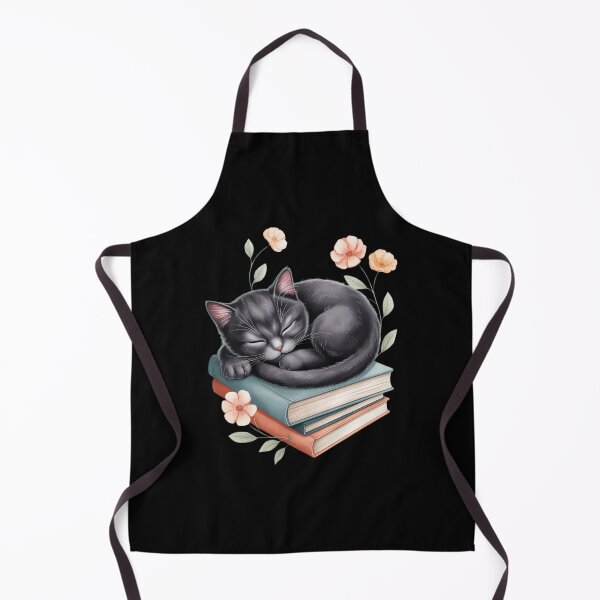 Item preview, Cat Book Books and Cats Reading Cat Lover Book Lovers Book designed and sold by sailorjessiArt.