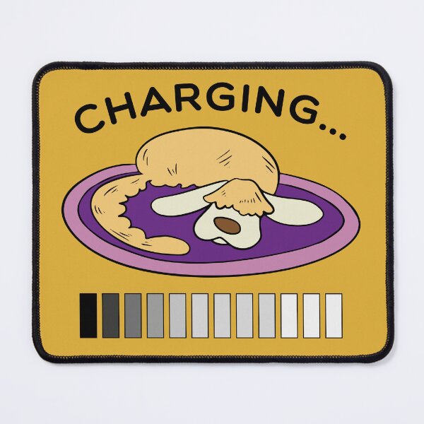 Item preview, Funny dog sleeping and charging designed and sold by Konopikyu.