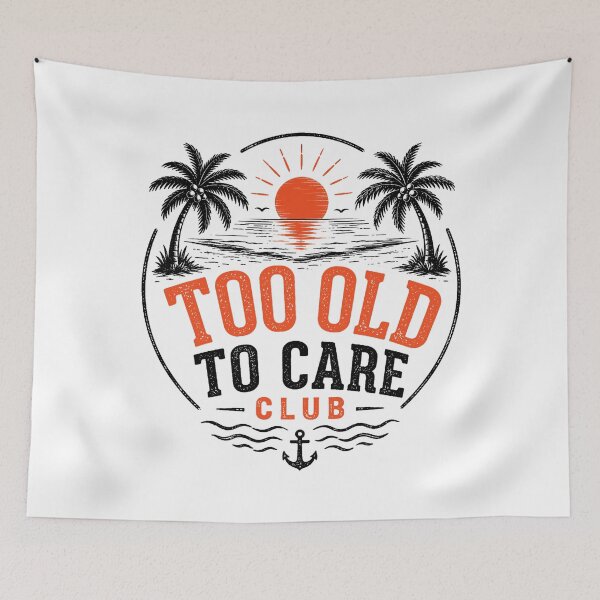 Item preview, My Give A Damn Is Broken Too Old To Care Beach designed and sold by elongatedjazz.