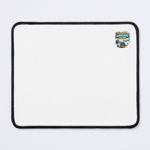Item preview, Mentally on Airplane Mode – Funny Travel Typography Sticker designed and sold by Tk-Arts200.