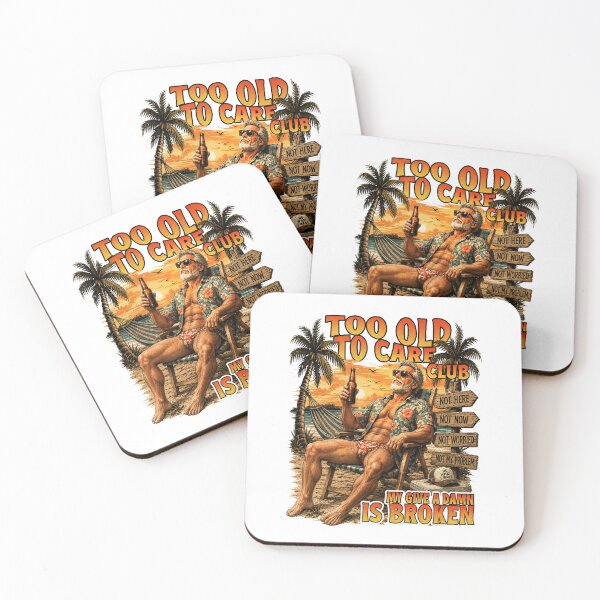 Item preview, My Give A Damn Is Broken Too Old To Care Beach designed and sold by elongatedjazz.