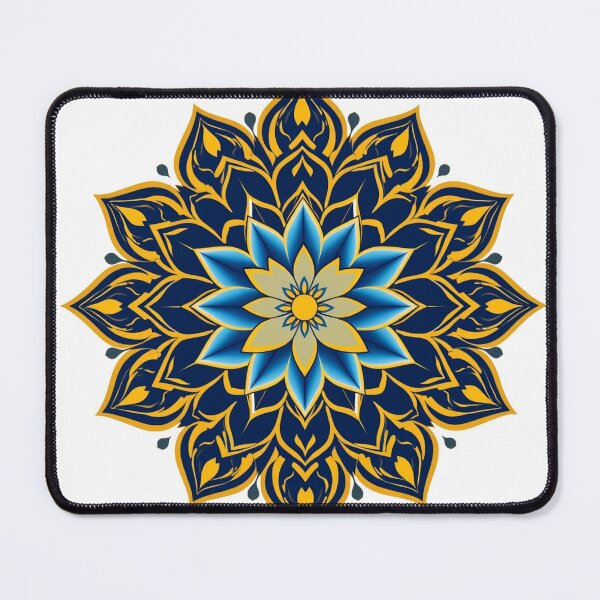 Item preview, Lotus Mandala Ornamental - Modern Graphic Art Stic designed and sold by QuirkThreadsCo.
