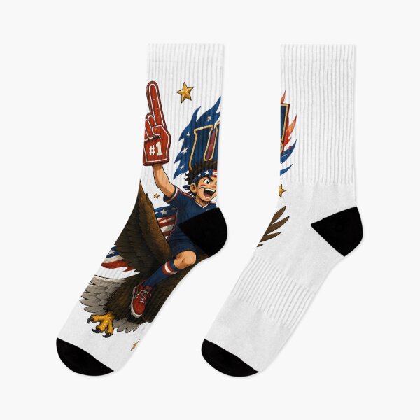 Item preview, USA Bald Eagle Football Fan T-Shirt designed and sold by Drofted.