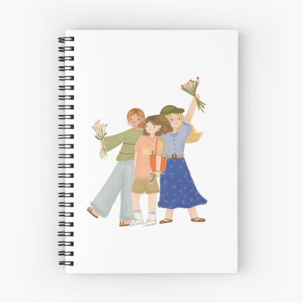 Item preview, Sisterhood Dance Flat Illustration Art designed and sold by Solerodriguart.