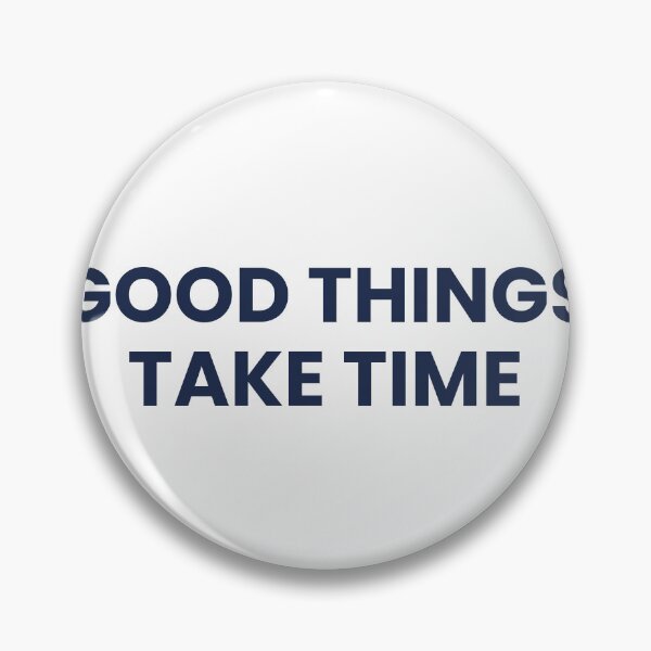 Item preview, "GOOD THINGS TAKE TIME" Minimalist Quote Hoodie designed and sold by QuirkThreadsCo.