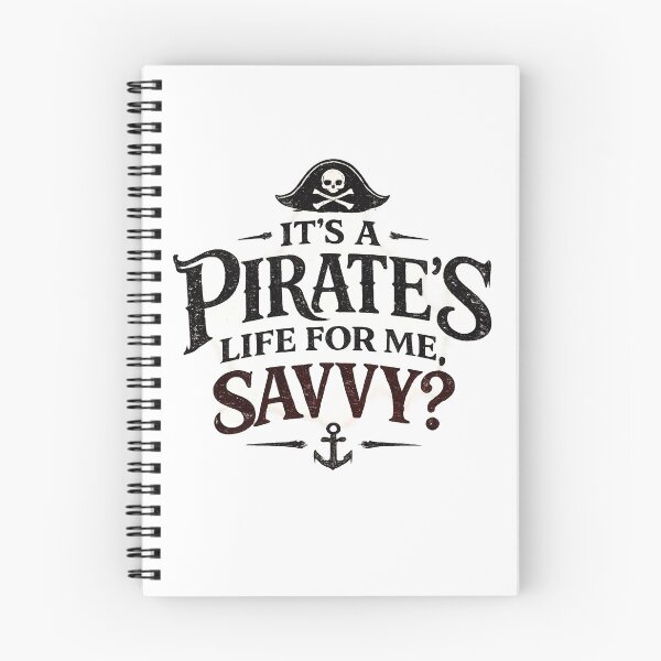 Item preview, It's a Pirate's Life for Me | Vintage Pirate Typography T-Shirt designed and sold by artbyashish.