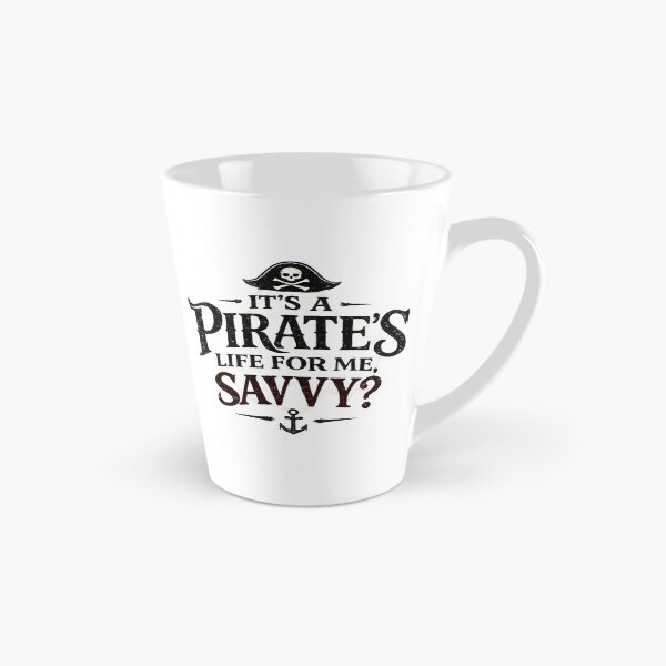 Item preview, It's a Pirate's Life for Me | Vintage Pirate Typography T-Shirt designed and sold by artbyashish.