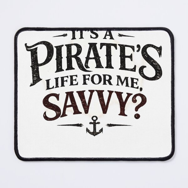 Item preview, It's a Pirate's Life for Me | Vintage Pirate Typography T-Shirt designed and sold by artbyashish.