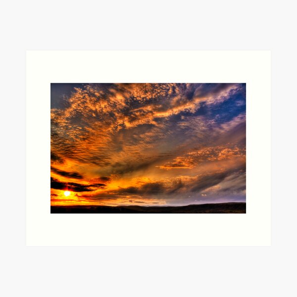 Campsie Fire Art Print
