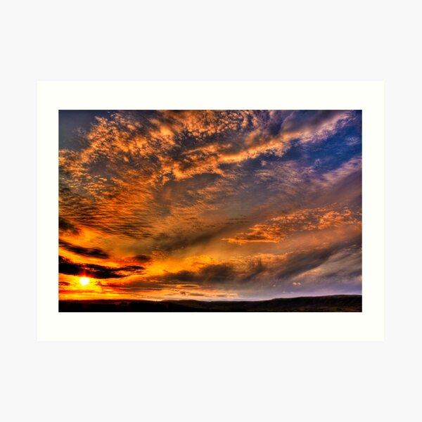 Campsie Fire Art Print