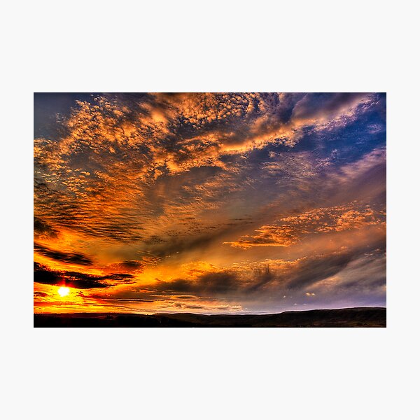 Campsie Fire Photographic Print