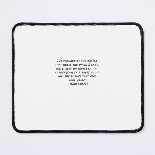 Item preview, Onyx Storm Quote designed and sold by F1pinkculture.