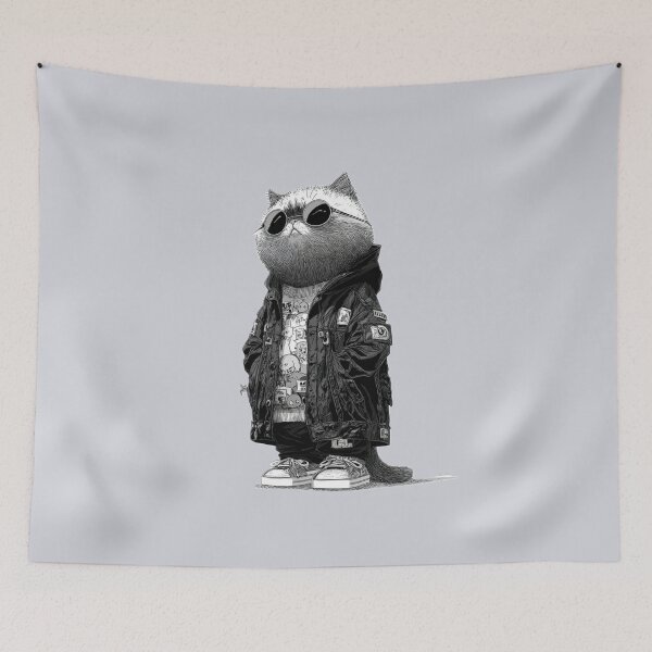 Item preview, cool urban cat designed and sold by PASSION AND FUN WORLD .