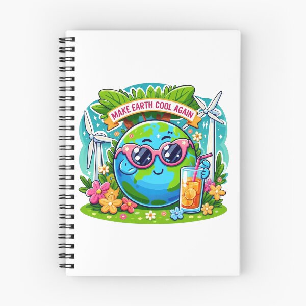 Item preview, Make Earth Cool Again Cute Chibi Planet Climate Change designed and sold by carestazafeli.