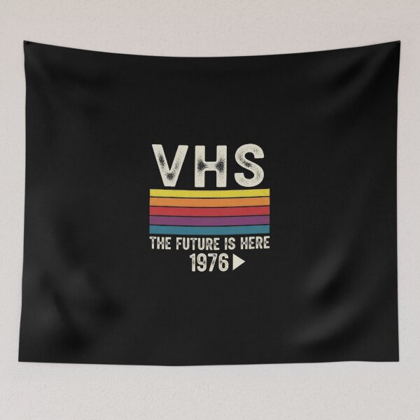 Item preview, VHS The Future is Here Retro Stripes #6421 designed and sold by pple-frame.