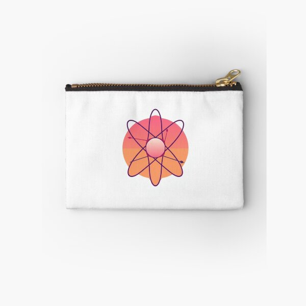 Item preview, Atom Science Line - Modern Graphic Art Sticker designed and sold by QuirkThreadsCo.