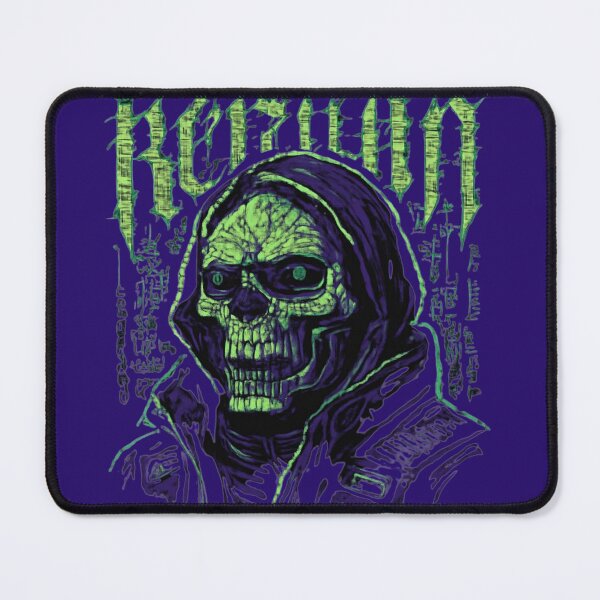 Item preview, Heavy Metal Cyberpunk Skull Anti AI Techwear Merch designed and sold by erbens07.