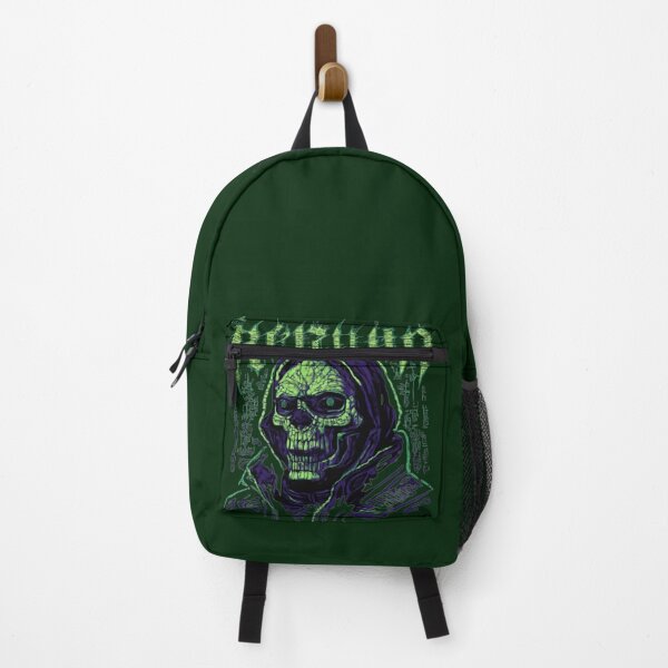 Item preview, Heavy Metal Cyberpunk Skull Anti AI Techwear Merch designed and sold by erbens07.