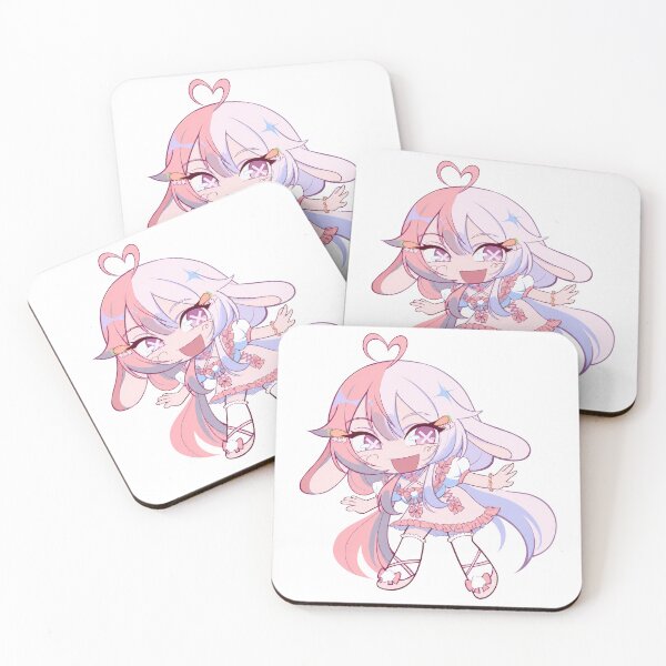 Item preview, Cute Pastel Chibi Bunny Girl with Sparkle Eyes designed and sold by adamhawaa.
