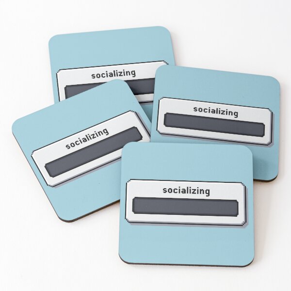 Item preview, Socializing on Low Battery designed and sold by Icareis-Studios.