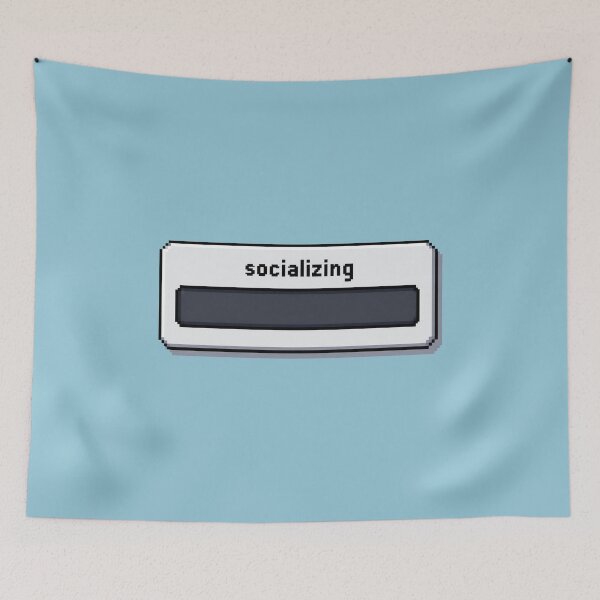 Item preview, Socializing on Low Battery designed and sold by Icareis-Studios.