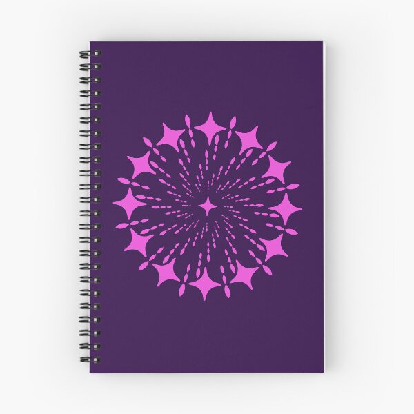Item preview, Purple Y2K Sparkle Mandala Retro Futuristic Star Burst designed and sold by SolutionsArt.