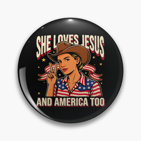 Item preview, She Loves Jesus and America Too 4th July Independence Day designed and sold by OlakunleOloroz.