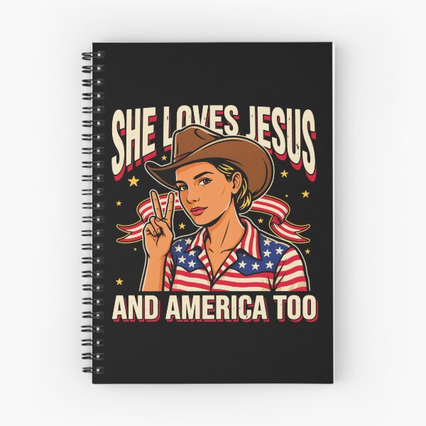 Item preview, She Loves Jesus and America Too 4th July Independence Day designed and sold by OlakunleOloroz.