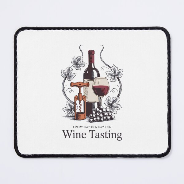 Item preview, Every Day Is A Day For Wine Tasting Drinking Elegance Print designed and sold by SapfireStuArt.