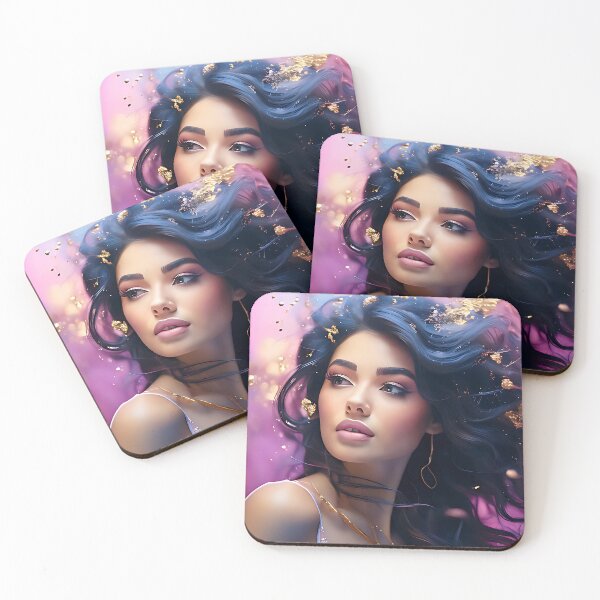 Item preview, Ethereal Beauty Gold Dust Portrait designed and sold by ToxicInkArt.