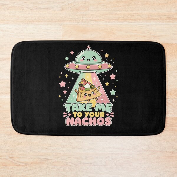 Item preview, Take Me to Your Nachos Cute Kawaii Alien UFO designed and sold by JasKei-Designs.