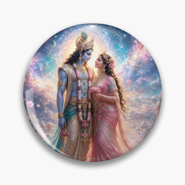 Item preview, Radha Krishna Eternal True Love Couples Art designed and sold by hutofdesigns.