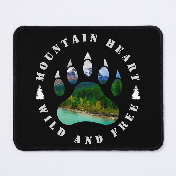 Item preview, Mountain Heart Nature Bear Paw Print Wilderness Photo designed and sold by Frafri92.