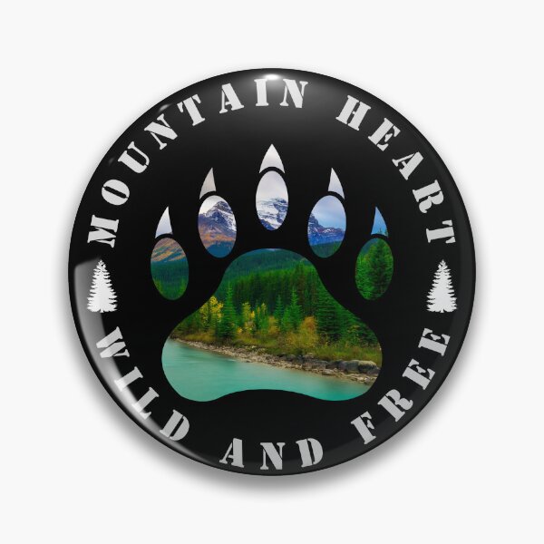 Item preview, Mountain Heart Nature Bear Paw Print Wilderness Photo designed and sold by Frafri92.