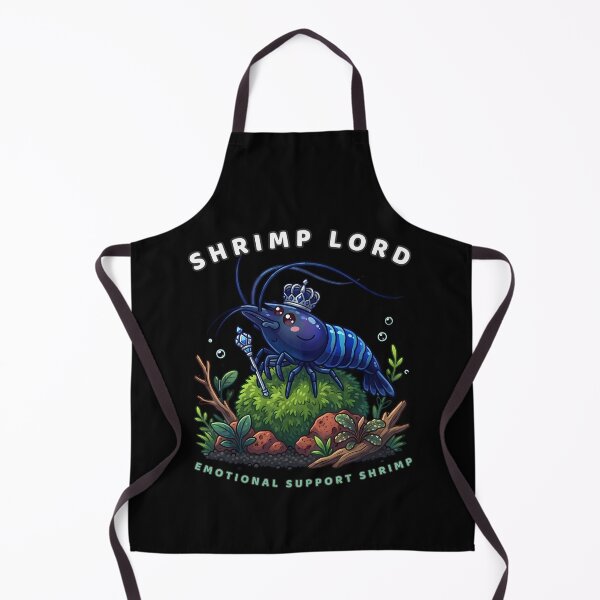 Item preview, Shrimp Lord Emotional Support Shrimp Aquarium designed and sold by PXEpic.