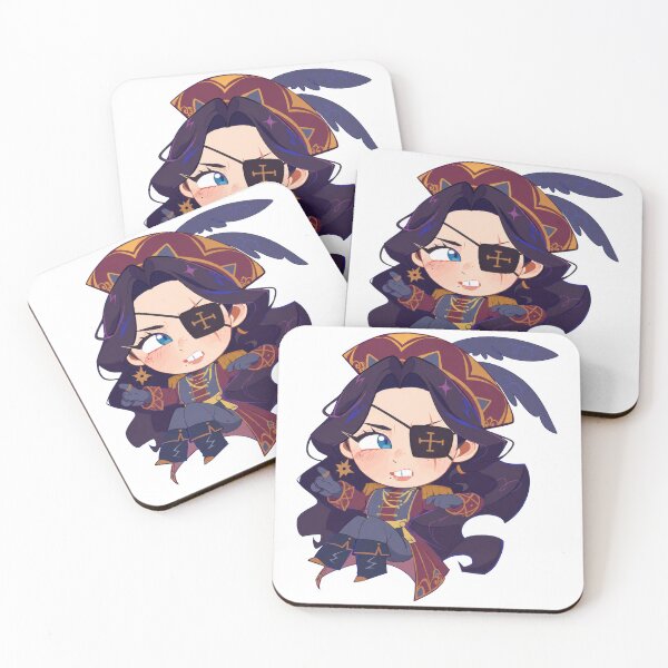Item preview, Cute Chibi Pirate Captain with Eyepatch designed and sold by adamhawaa.