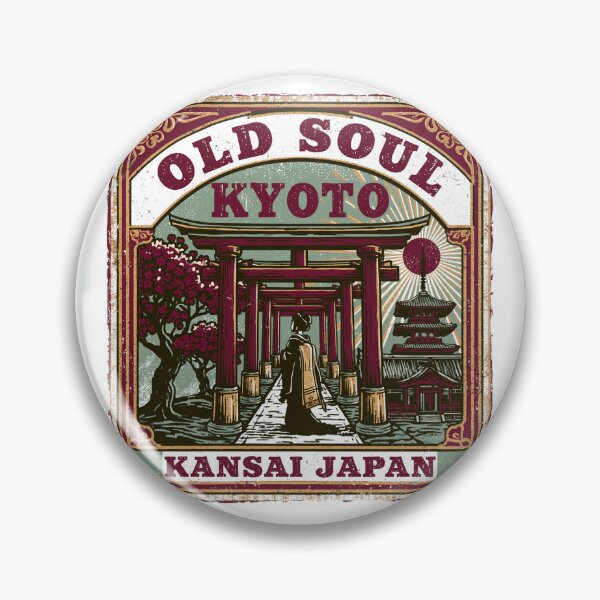 Item preview, Old Soul Kyoto Vintage Japan Torii Geisha Graphic designed and sold by KyushuSupply.