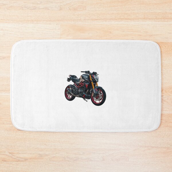 Item preview, Aggressive Streetfighter Motorcycle with Red Performance Accents designed and sold by Artisan Finds Online.