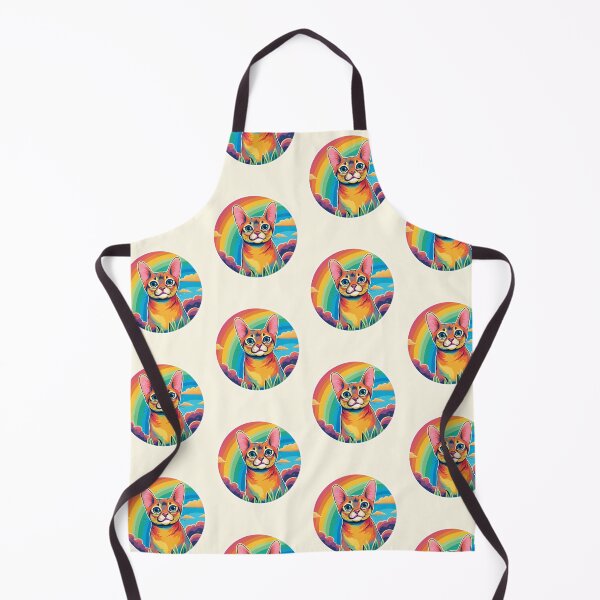 Item preview, Funny Abyssinian Cat Colorful Rainbow Cute Mom Dad Kids designed and sold by rafaeltto.