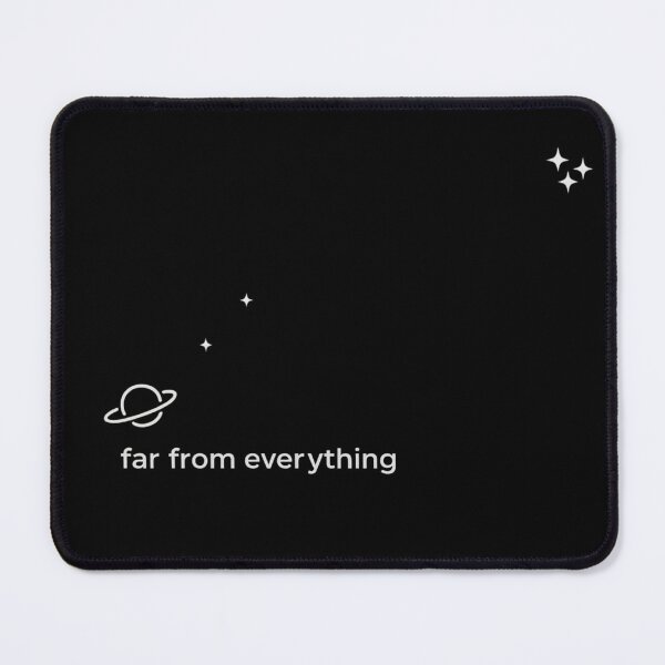 Item preview, Far From Everything T-Shirt | Lonely Planet Space Mental Health Gift | Minimalist Design designed and sold by K Mood Studio.
