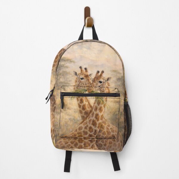 Item preview, Two Giraffes Eating Leaves designed and sold by M-Y-A-R-T-.