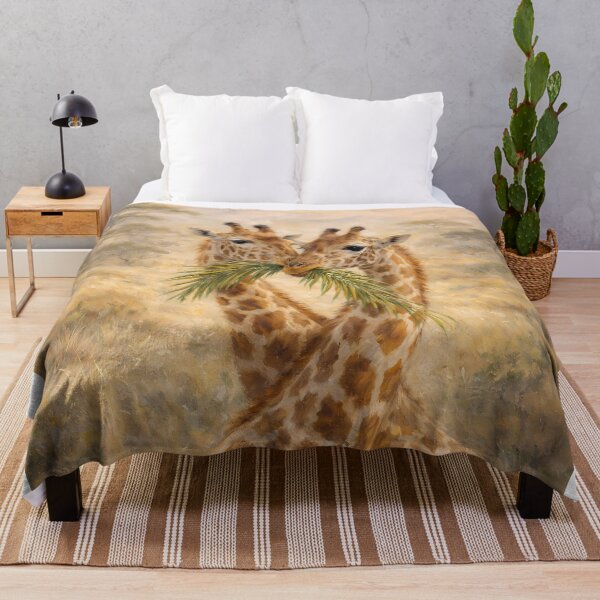 Item preview, Two Giraffes Eating Leaves designed and sold by M-Y-A-R-T-.